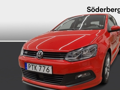 Volkswagen Polo5-dörrar 1.2 TSI R-Line P-sensorer Farthållare 90h 2017, Halvkombi