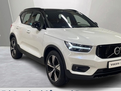 Volvo XC40T5 Recharge R-Design, Läderklädsel, Parkeringskamera bak, Baklucka Elmanövrerad, Dynförlängning fram, Dragkrok halvautomatisk 2022, SUV