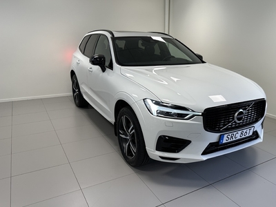 Volvo XC60Recharge T8 R-Design, Teknikpaket, Förarstöd, Parkeringskamera Bak, Panoramaglastak, Dragkrok Halvautomatisk 2021, SUV