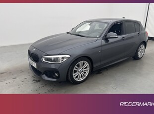 BMW 120 d 190hk M Sport HiFi Sensorer Farthållare 0.41l/mil