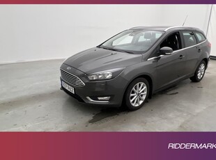 Ford Focus Kombi EcoBoost 125hk Titanium Kamera Farthållare