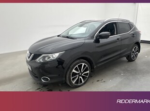 Nissan Qashqai 1.2 115hk Tekna Pano 360° Navi Halvskinn