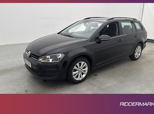 Volkswagen Golf Sportscombi 110hk CarPlay Sensorer Rattvärme