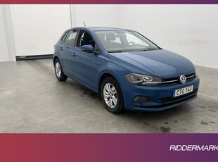 Volkswagen Polo 1.0 TSI 95hk Kamera Drag Låg-Skatt 0,46L/mil