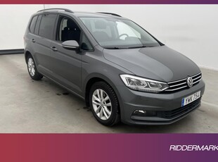 Volkswagen Touran 1.2 TSI 110hk Pluspaket 7-sits Kamera Drag