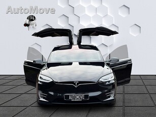 Tesla Model X P90D 772hk Vita 6-Sitsiga FREECHARGE LIVET UT