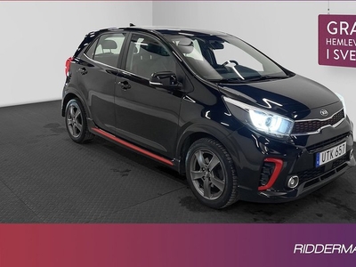 Kia Picanto1.0 T-GDI GLS P-sensorer Skinn B-kamera 2018, Halvkombi