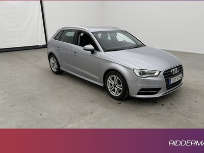 Audi A3Sportback 1.6 TDI Ambition Sensorer Välservad 2016, Halvkombi