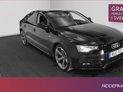 Audi A5Sportback 1.8 TFSI S-Line Värmare Välservad 2016, Sportkupé