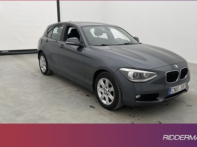 BMW 118d Advantage HiFi Navi Sensorer Välservad 2014, Halvkombi