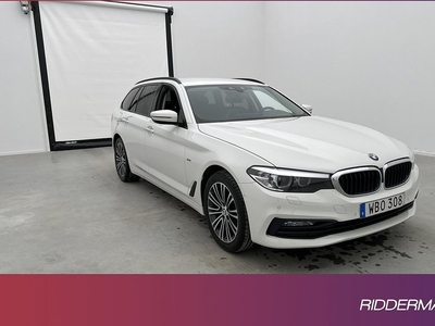 BMW 520d Touring Sport line Kamera Navi Rattvärme 2018, Kombi