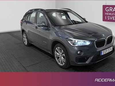 BMW X1xDrive20d Sport line Värmare M-ratt Kamera Drag 2017, SUV