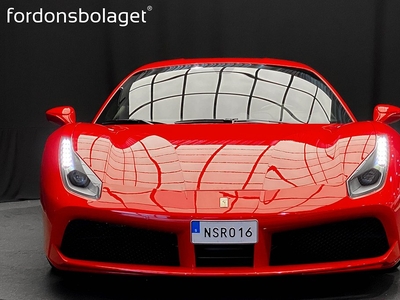 Ferrari 488 V8 DCT 670HK / 1 Ägare / Svensksåld / Skalstolar