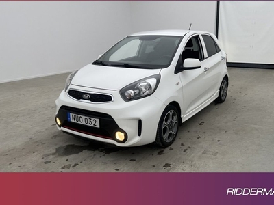 Kia Picanto1.0 MPI Advance Sensorer Rattvärme Välserv 2016, Halvkombi