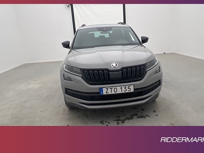 Skoda Kodiaq 4x4 190hk Sportline Värm Canton Kamera GPS Drag