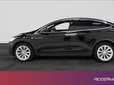 Tesla Model XLong Range AWD 7 Sits Ljus interiör Drag 2019, SUV