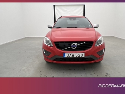 Volvo XC60 D4 AWD 190hk R-Design VOC Pano Kamera D-Värm Drag