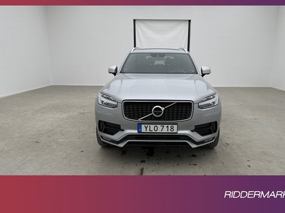 Volvo XC90 D5 AWD R-Design 7-sit Pano VOC Värm HUD 360° Drag