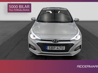 Hyundai i20 1.0 T-GDI 100hk Premium Kamera CarPlay Välservad