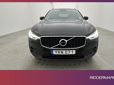 Volvo XC60 D5 AWD R-Design VOC Luft Pano HUD Skinn Navi BLIS