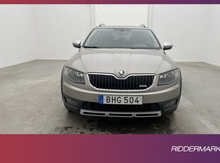 Skoda Octavia Scout 2.0 TDI 4x4 150hk Värmare Sensorer Drag