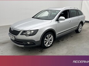 Skoda SuperbTDI 4x4 Värmare Navi Skinn Sensorer Drag 2014, Kombi