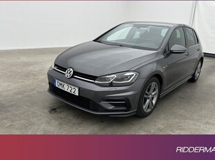 Volkswagen GolfTSI R-Line Cockpit CarPlay Välserv 2018, Halvkombi