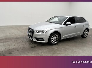 Audi A3 Sportback 1.6 TDI 105hk Attraction Sensorer Dragkrok