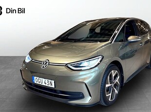 Volkswagen ID.3Pro Performance 150 KW B-kamera Rattvärmare 2023, Halvkombi