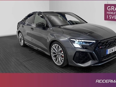 Audi RS3Quattro Sedan Pano Sportavgas MATRIX Sv.Såld 2023, Halvkombi