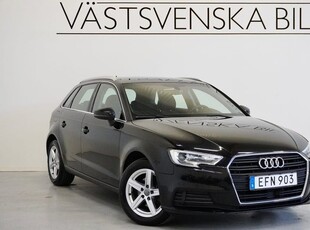 Audi A3Sportback 1.0 TFSI Proline Drag V-hjul 2017, Halvkombi