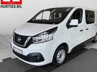 Nissan NV300Crew Van 2.9t 1.6 dCi 6 sits RESERVERAD 2018, Minibuss