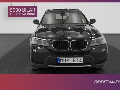 BMW X3 xDrive20i 184hk Panorama M-Ratt HiFi Sensorer H-Skinn