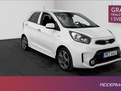 Kia PicantoMPI Advance Låg Skatt Välservad 0,44l mil 2016, Halvkombi