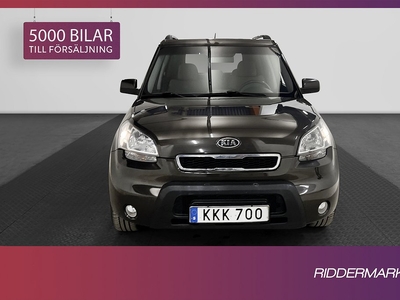 Kia Soul 1.6 CVVT 126hk Sensorer AC AUX Lågmilad 0.65L/mil