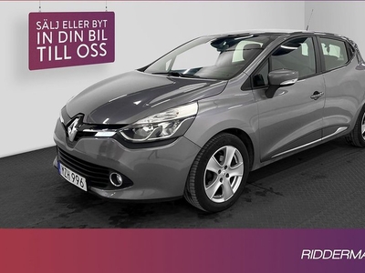 Renault Clio0.9 TCe Dynamique Navi Sensorer Välserv 2016, Halvkombi