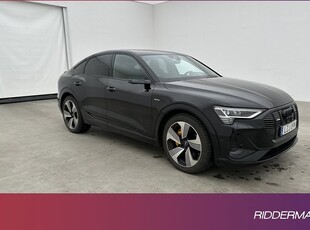 Audi e-tron quattroE-Tron Sportback 55 Quattro S-Line Head up Pano 360 2020, Personbil