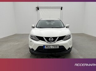 Nissan Qashqai 1.2 115hk Tekna Värmare 360° Navi Elstol