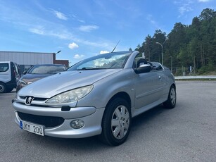 Peugeot 206 CC 1.6 109hk Cabriolet Endast 9500mil Besiktigad