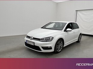 Volkswagen GolfTSI R-Line Sensorer CarPlay Adpt-fart 2017, Halvkombi