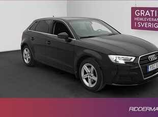 Audi A3Sportback 1.5 TFSI Proline Farthållare Välserv 2018, Halvkombi