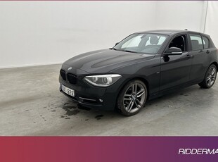 BMW 118d Sport line Sensorer Farthållare Keyless 2013, Halvkombi