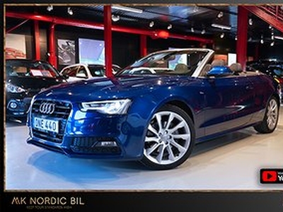 Audi A5 Cabriolet 2.0 QUATTRO S Tronic S-line 225hk B&O Ljud