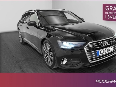 Audi A6Avant 45 TFSI Q S-Line B&O Värmare Drag Navi 2019, Kombi