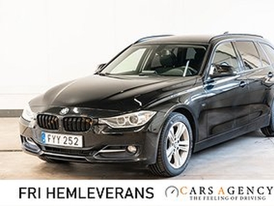 BMW 318 d Touring Manuell, 143hk, 2015, M-sport ratt, drag