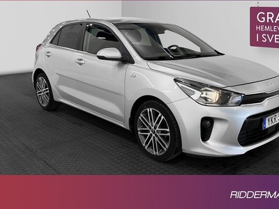 Kia Rio1.2 CVVT Navigation Kamera Rattvärme Euro 6 2017, Halvkombi