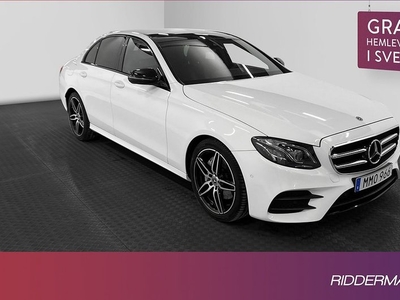 Mercedes E220Benz E 220 d 4M AMG Pano Värm Wide En-Brukare 2018, Sedan