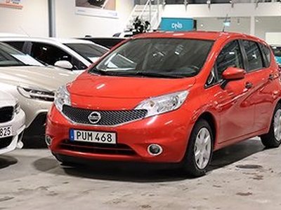 Nissan Note 1.2 80HK Motorv/Farthållare/Bluetooth/Välservad