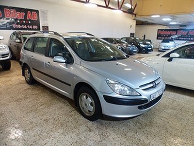 Peugeot 307 Break 1.6 Ny Besiktigad & Ny Servad 109hk