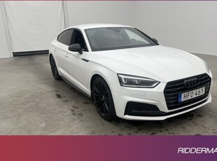 Audi A5Sportback Q S-Line Cockpit Navi Drag Sensorer 2018, Sportkupé